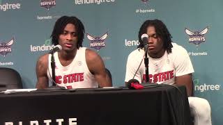 NC States Cam Hayes Dereon Seabron after Richmond loss [upl. by Milman208]