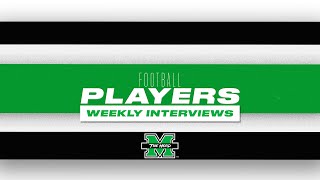 Marshall Football Player Weekly Interviews Week 7  at Georgia Southern [upl. by Call]