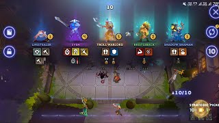 Dota Underlords 3 Star Troll Warlord with Hunter Item dotaunderlords bestbuild mobilegameplay [upl. by Azzil]