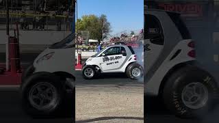 Small car Big Engine youtubeshorts smartcar hellcats viralvideo fortwo [upl. by Emyaj]