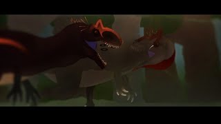 Saurophaganax Vs Allosaurus  SN Animation [upl. by Phemia178]