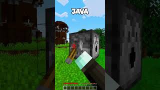 Minecraft Java vs Bedrock😱 もういいよ minecraft shorts [upl. by Ocirled]