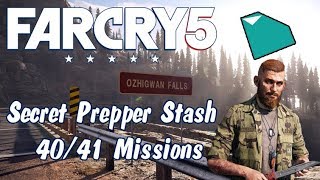 Far Cry 5  Cliffhanger Prepper Stash  4041 Missions Jacobs Region [upl. by Jacquie]