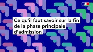 Parcoursup 2024  Ce qu’il faut savoir sur la fin de la phase d’admission principale [upl. by Eva]