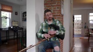 Banton and Woodson Five Drone Smallpipes D chanter [upl. by Henderson697]