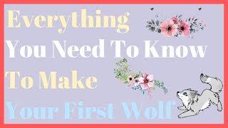 Roblox  Wolves Life 3  Everything You Need To Know To Make Your First Wolf [upl. by Ahseki]