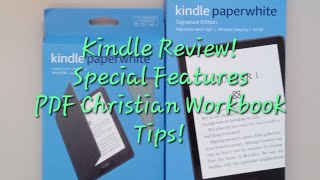 Kindle Paperwhite Signature Edition Review Special features and tips [upl. by Venterea]