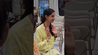 Meenakshi chaudhary at Vega sri jewellers [upl. by Dnyletak]