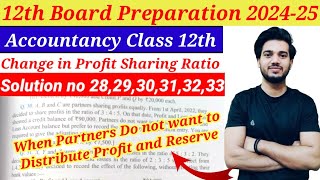 Solution no 2829303132 amp 33 Of Change In Profit Sharing Ratio [upl. by Bokaj]