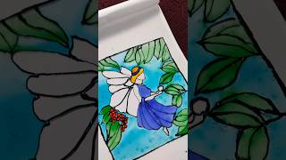 Glass painting for beginners part 2 Simple glass paint simpleglasspainting simpleartwork [upl. by Dnomra]