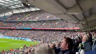 ManCity fans chanting ‘Sacked in the morning’ to Klopp [upl. by Llyrrad637]