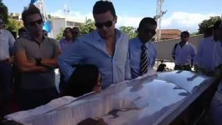 FUNERAL DE DIOMEDES DIAZ IMAGENES FUERTES Y TRISTES [upl. by Occer743]