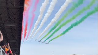 Italian National Anthem at Monza F1 GP 2023 with the Italian Flag Fly Over by Italian Air Force [upl. by Yuk]