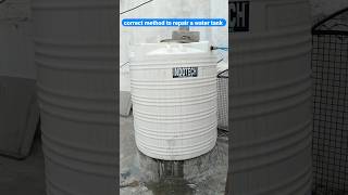 plastic water tank leakage solution plumbing watertank shorts youtubeshorts [upl. by Aillil]