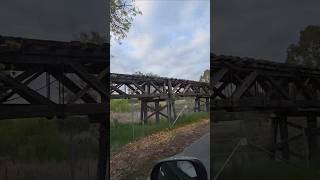 Gundagai Railway Bridge heritage travel australia australiatravel locomotive oldtown train [upl. by Janetta230]