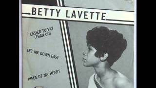 Bettye Lavette  Let Me Down Easy [upl. by Arocahs]