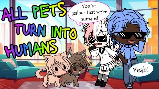 Part 1 If The Afton Pets turn into Humans  The Afton Family and their pets series  Gacha Club [upl. by Htiekel907]