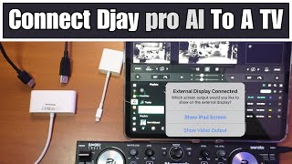 How To Connect Djay pro AI To A TV [upl. by Neras]