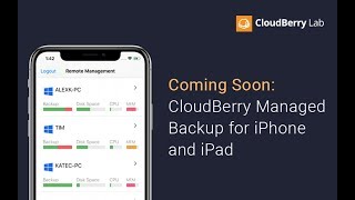 CloudBerry Managed Backup app for iPhone and iPad [upl. by Joannes]