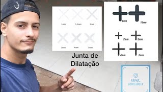 JUNTA DE DILATAÇÃO DE PISOS E REVESTIMENTOS  Quantos milímetros usar  Dicas Azulejista [upl. by Rasecoiluj]