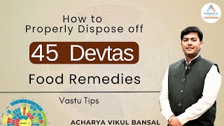 How to Properly Dispose off 45 Devtas Food Remedies According to Vastu [upl. by Lrigybab186]