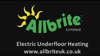 An Orangery Underfloor Heating Project Part Three  Allbrite UK Ltd [upl. by Carberry247]