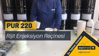 Rijit Poliüretan Enjeksiyon Reçinesi [upl. by Marcy]