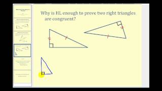 Hypotenuse  Leg Congruence Theorem [upl. by Stempson]