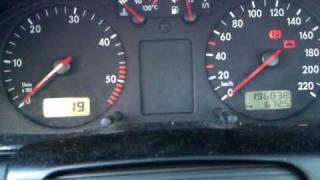 VW Passat AFN 110km TDI cold engine starting 18 C [upl. by Turnbull]