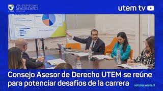 Consejo Asesor de Derecho UTEM se reúne para potenciar desafíos de la carrera [upl. by Harihs]