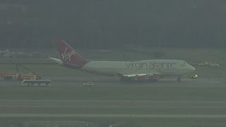 Raw Virgin Atlantic Planes Emergency Landing [upl. by Otero736]