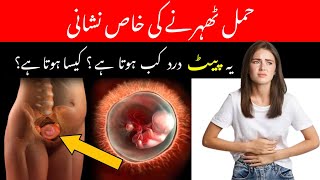 implantation kab hota hai Early PregnancySymptoms limplantation cramp limplantationsymptoms in urdu [upl. by Kcirddet]