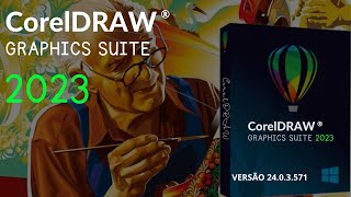 Como Baixar e instalar Corel Draw 2023 Original Ativação Vitalícia  Português AtivandoCorelDraw [upl. by Sjoberg]