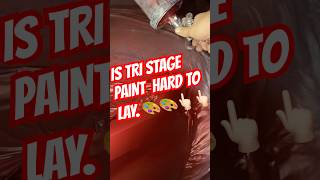 STUNNING RED PEARL TRI COAT AUTOBODY PAINT JOB “TIP OF THE DAY” tipoftheday bts fyp [upl. by Alwin291]