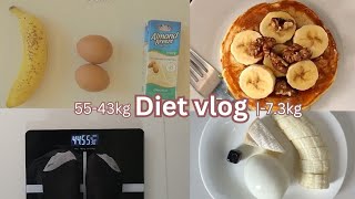 5543kgs Diet  Banana  Egg  Two Meals a day Diet🔥Cheat to normal off to intensive diet [upl. by Ronalda]