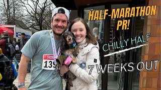 I PRd My HalfMarathon Race Video [upl. by Esemaj919]