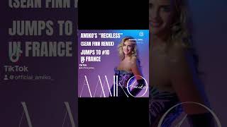 Amiko Reckless Sean Finn Remix hits 10 in France lagalaxy [upl. by Haret27]