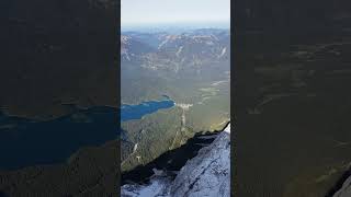 Top of Germany  Zugspitze Gipfel und Eibsee von oben [upl. by Zonnya]