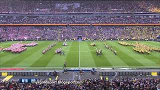 2013 UEFA Champions League Final Opening Ceremony Wembley Stadium London [upl. by Yenoh74]