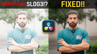 Fix Overexposed SLOG3 Footage with Davinci Resolve [upl. by Carlyle457]