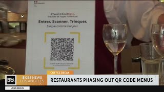 Restaurants are phasing out QR code menus [upl. by Mcquillin]