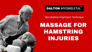 How to Massage Hamstring Injuries and Myofascial Adhesions [upl. by Attener]