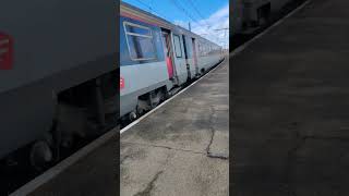 Départ dun INTERCITÉ en gare de Montauban frenchtrain [upl. by Ultun]