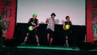 Daichi BeatBoxer x Samurai Boys live in Taiwan Jan2013大地ビートボクサー [upl. by Gilbert]