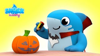 SHARKS get scared by PUMPKIN MONSTER [upl. by Newel]