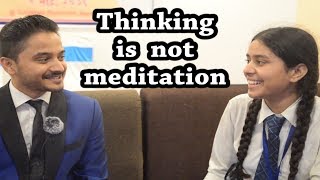 Thinking is not meditation ll Memory King Arpan Sharma [upl. by Esela]