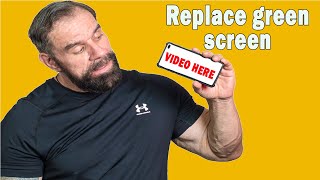 How to GREEN screen replace in VideoStudio 2022 [upl. by Yraunaj]