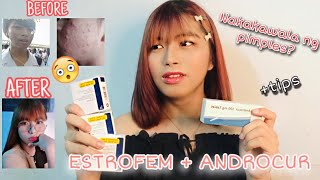 ESTROFEM AND ANDROCURExperiences and Tips  Transgender  Ann Drea [upl. by Asseralc]