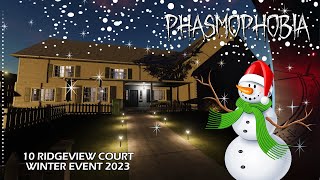 Phasmophobia Winter Event 2023  Dancing Snowmen Ridgeview Court [upl. by Ynnos529]