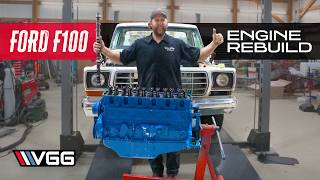 ABANDONED To Restored Rebuilding a Ford F100 Part 3  HOTROD EFI 300 Straight 6 Budget Build [upl. by Othilia364]